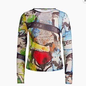 Alice + Olivia Delaina Long Sleeve Top